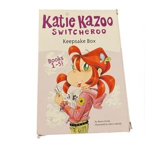 Katie Kazoo Switcheroo Keepsake Box books #1-5